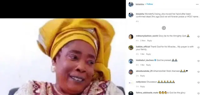 Ọmọ Iyabo Oko to kee iku rẹ sọ pe mama oun tun ti ji saye pada.