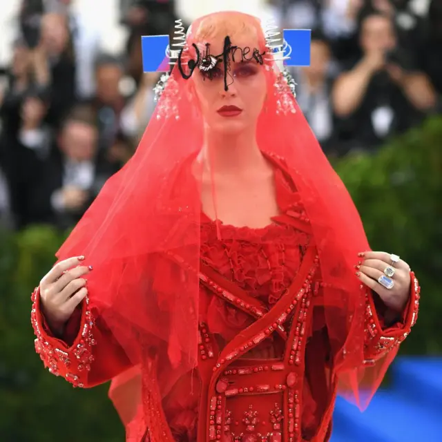 Katy Perry at Metropolitan Museum of Art