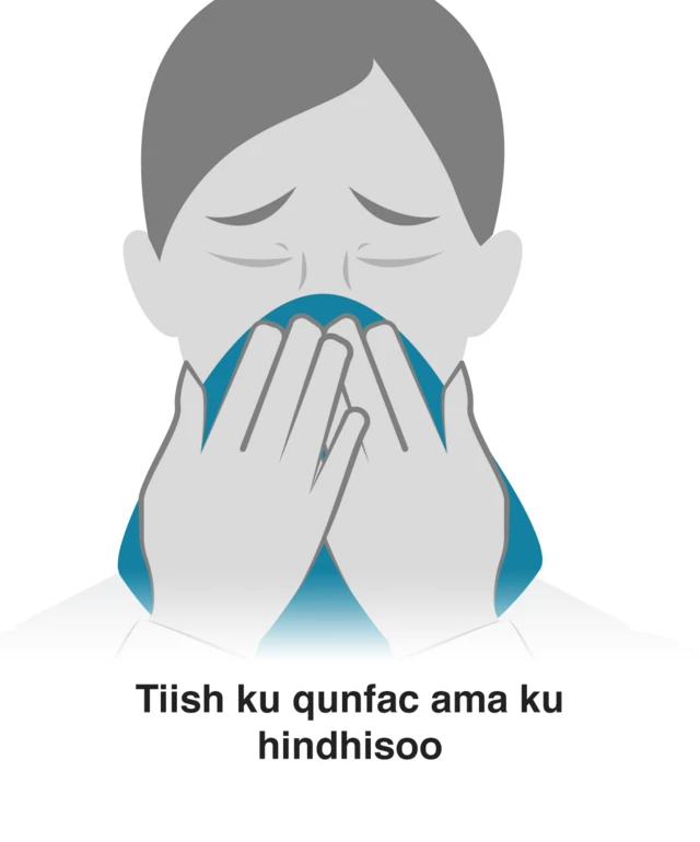 Tiish isticmaal si aad u hindisooto ama u qufacdo