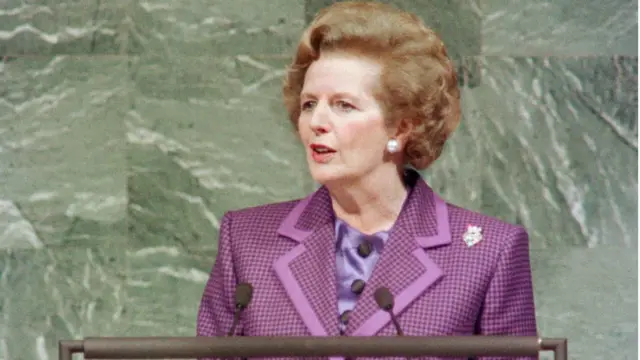 Thatcher discursa na ONUjogo maquina caça niquel1989