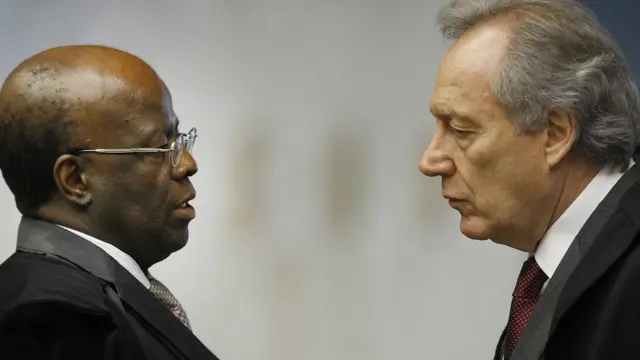 Joaquim Barbosa e Ricardo Lewandowski