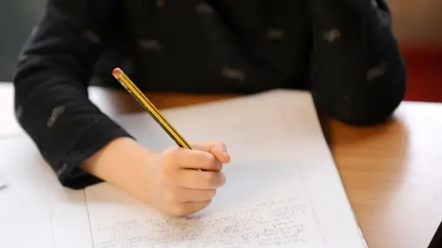 Student in a classroom (generic image)