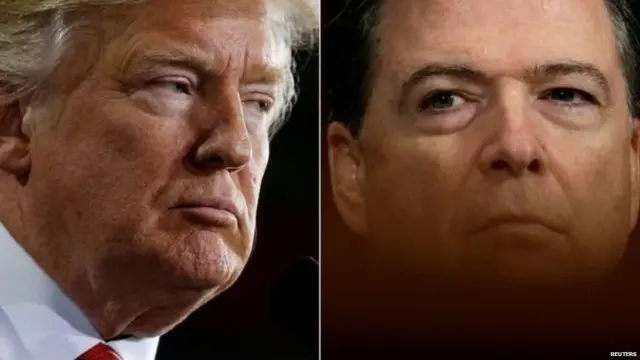 President Trump & former FBI Director James Comey