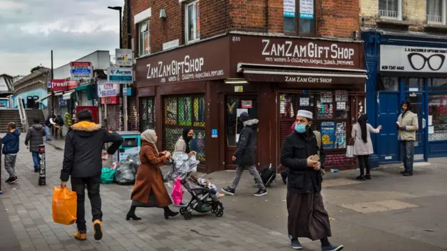 হোয়াইটচ্যাপেল এলাকা।