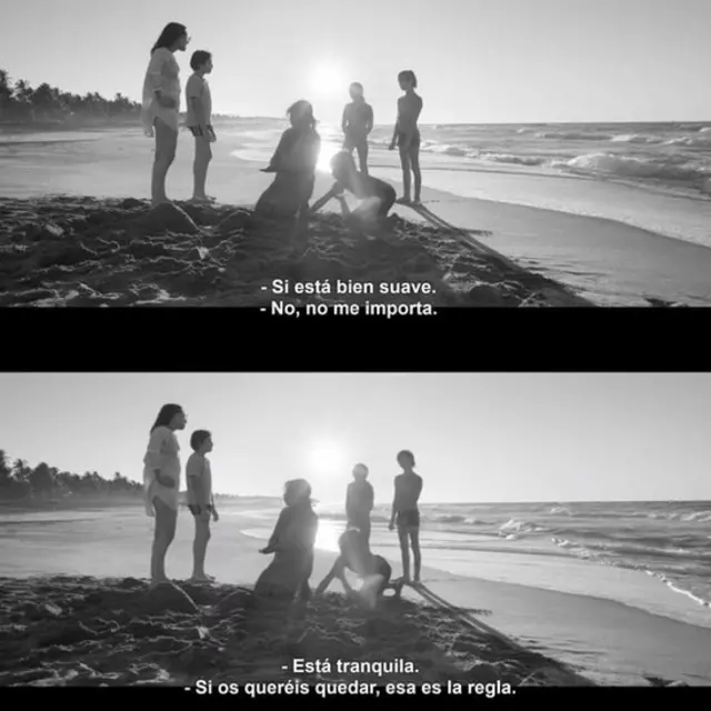 Fotograma de la película "Roma"