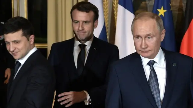Украина, Франция ва Россия президентлари