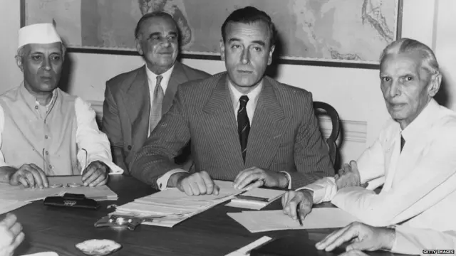 नेहरू, माउंटबॅटन आणि जिन्ना.