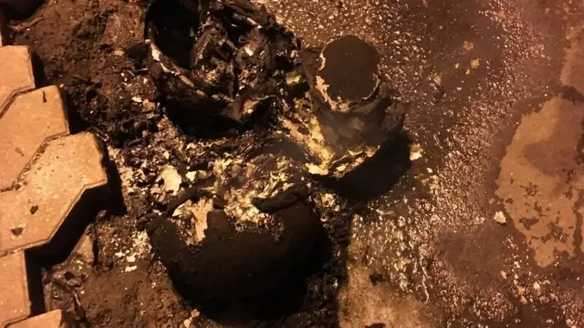 Спалений шолом