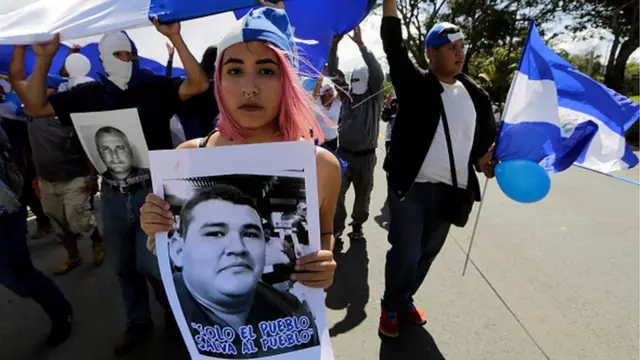 Manifestación en Nicaragua