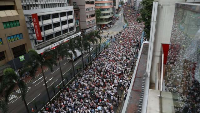 6月9日香港反逃犯条例大游行
