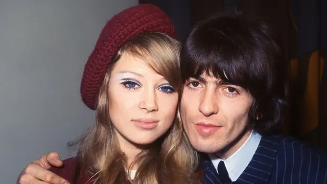 Pattie Boyd reveals 'love triangle' letters from George Harrison and Eric  Clapton