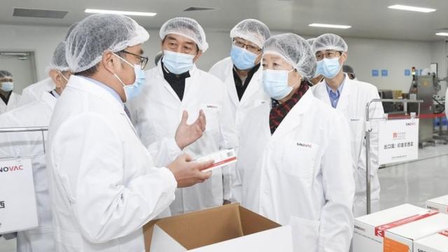 Funcionários da Sinovac1win roletafábrica da empresa na China