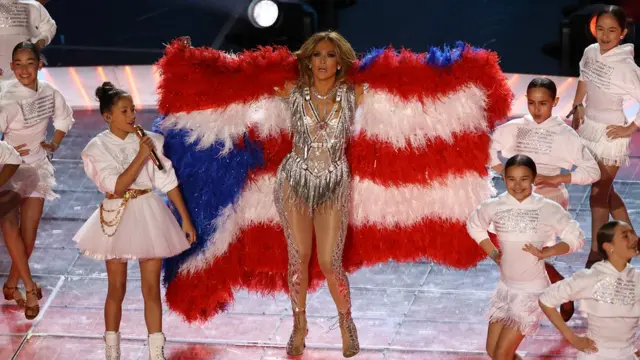 J.Lo con bandera