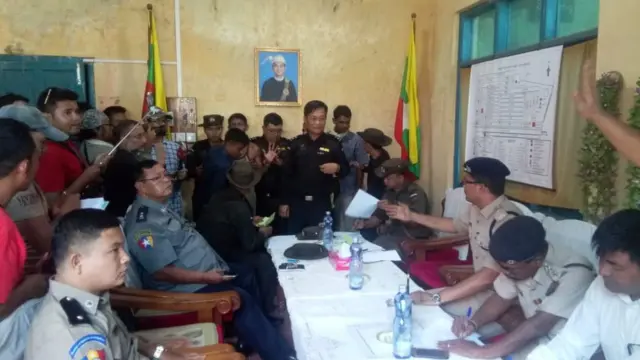 म्यामार और भारतीय अधिकारी