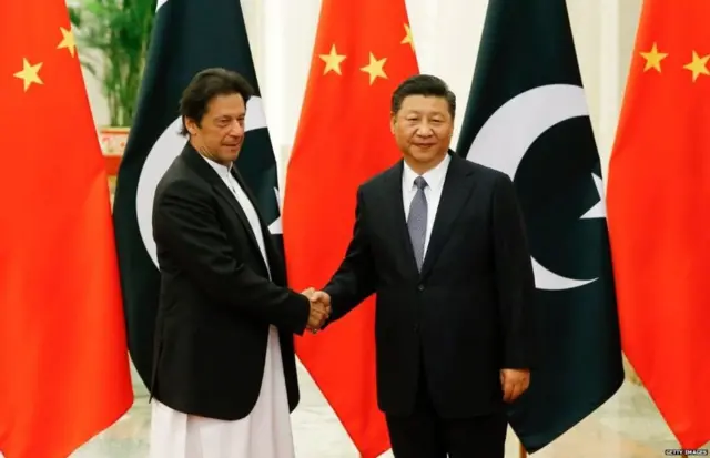 ઇમરાન ખાન અને શી જિનપિંગ