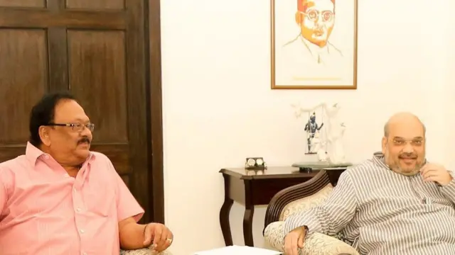అమిత్ షా తో కృష్ణంరాజు