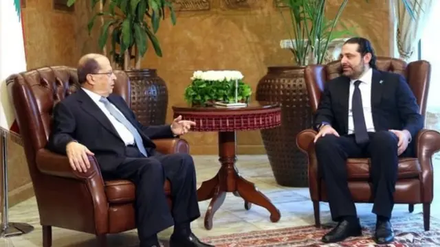 الرئيس ميشال عون قال إن استقالة الحريري لن تقبل إلا بعد عودته واتخاذ السبل الدستورية