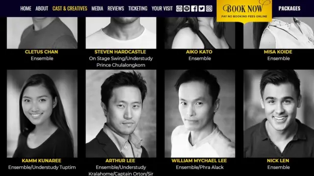 แก้มใช้ชื่อ Kamm Kunaree ในการแสดงที่เวสต์เอ็นด์เพื่อให้ง่ายต่อการออกเสียงสำหรับชาวต่างชาติ