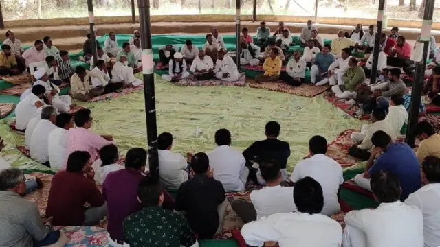 કિસાન સંઘર્ષ મંચની બેઠક મળી હતી તેની તસવીર