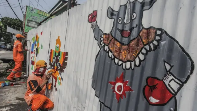 Asian Games, mural