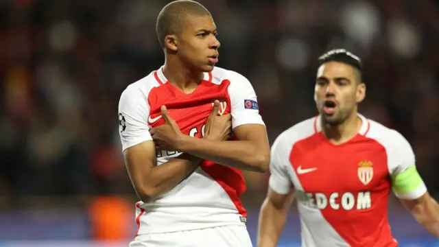 Kevin Mbappé lleva anotados 5 goles en la Champions