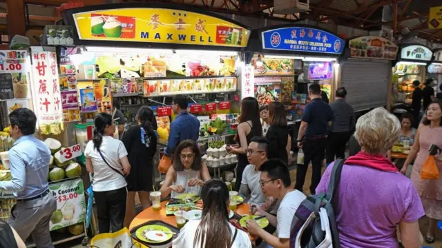 Puestos de comida en Singapur