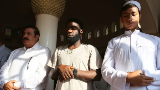 Ukraynanın paytaxtı Kiyevdə Ər Rəhma məscidindən foto