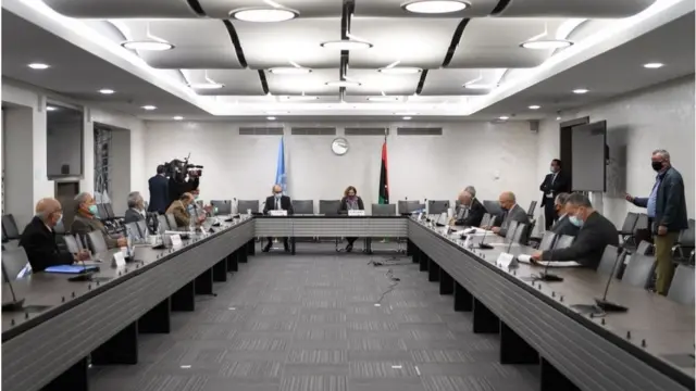 وفدا اللجنة العسكرية المشتركة الليبية