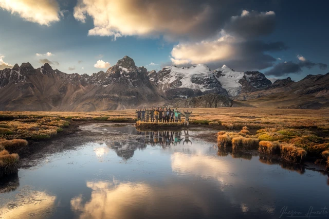 Nevado Huarapasca, no Parque Nacional Huascarán, no Peru