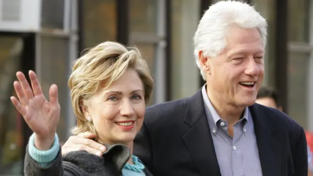 हिलेरी क्लिंटन और बिल क्लिंटन