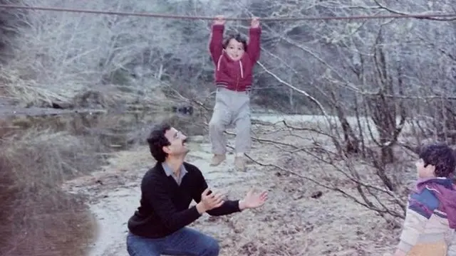 این عکسی است که رامین سیدامامی از پدرش در اینستاگرام منتشر کرده است