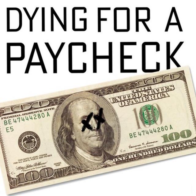 Cover of "Dying for a Paycheck"