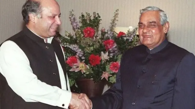 अटल बिहारी वाजपेयी और नवाज़ शरीफ़