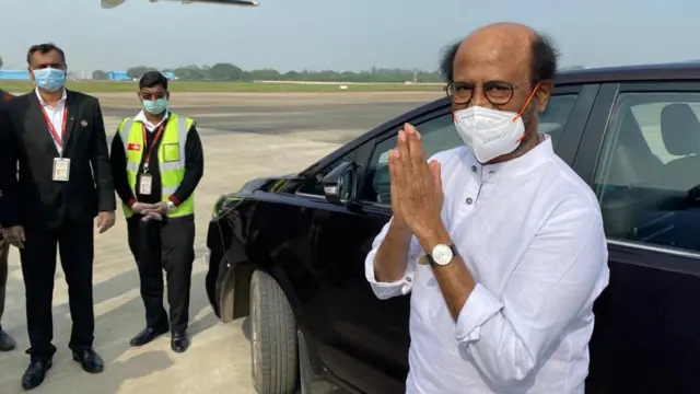 'அண்ணாத்த' படப்பிடிப்புக்காக ஹைத்திராபாதில் ரஜினி