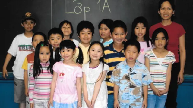 Một lớp học Việt ngữ cuối tuần ở California