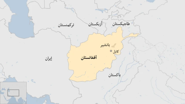 خريطة افغانستان