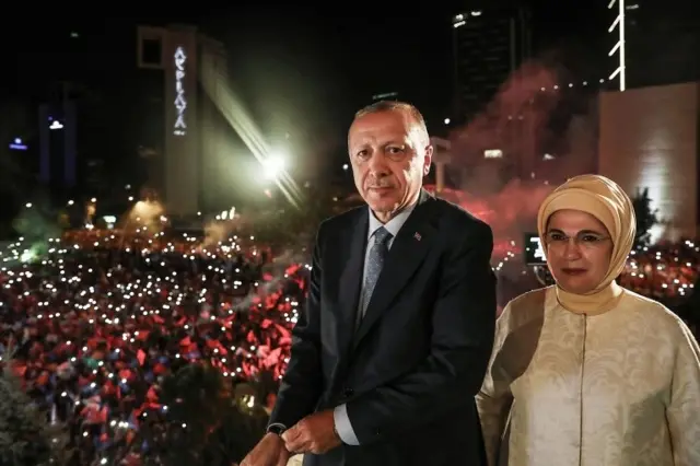 Erdoğan ve balkon