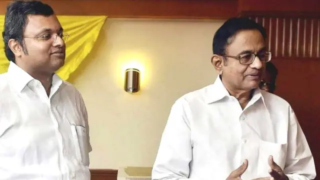 कार्ति चिदंबरम, पी चिदंबरम