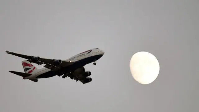 Самолет в небе