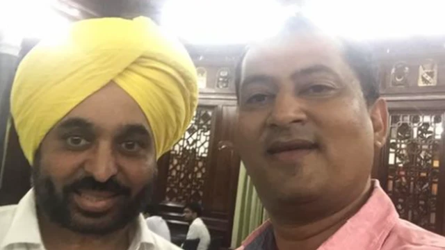 ભગવંત માન અને કિશનસિંહ સોલંકી