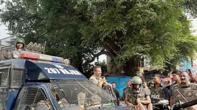 ట్యాంక్ బండ్ వద్ద పోలీసుల బందోబస్తు