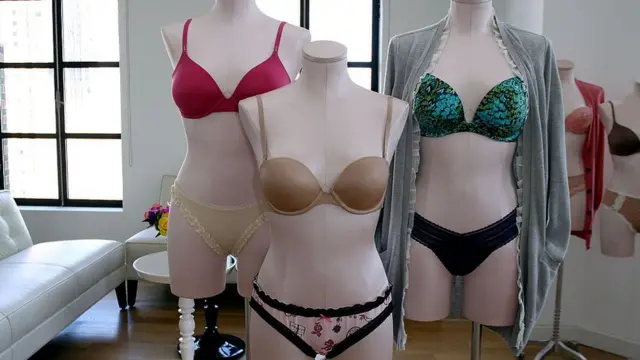 Manequins com lingerie