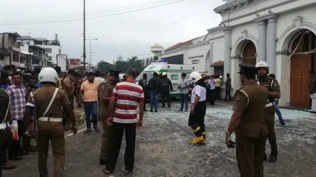 જે જગ્યાએ બ્લાસ્ટ થયો ત્યાંની તસવીર