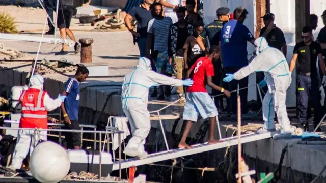 пассажиры судна Open Arms