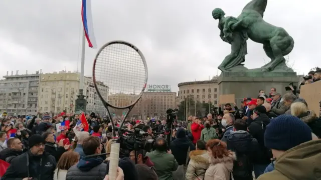 Đoković protest