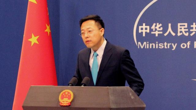 赵立坚自今年2月开始担任中国外交部发言人。