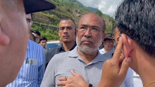 मणिपुर के मुख्यमंत्री एन बिरेन सिंह