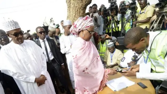 Oge ntụliaka Muhammadu na Aisha Buhari