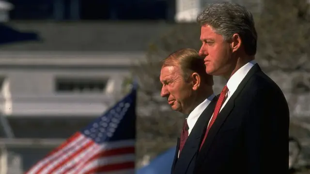 Леонід Кучма та Білл Клінтон, 1994 рік