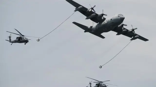 在空中為直升機加油被證明比為傳統飛機加油困難得多（圖片來源：iStock）